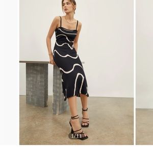 Brand new midi strap sweater dress